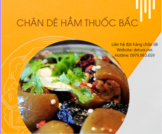 Chân dê hầm thuốc bắc