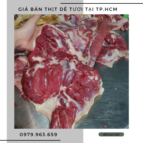Giá bán thịt dê tươi tại TP.HCM